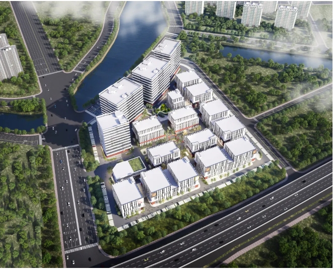 浦仪公路旁，竖起产业新地标